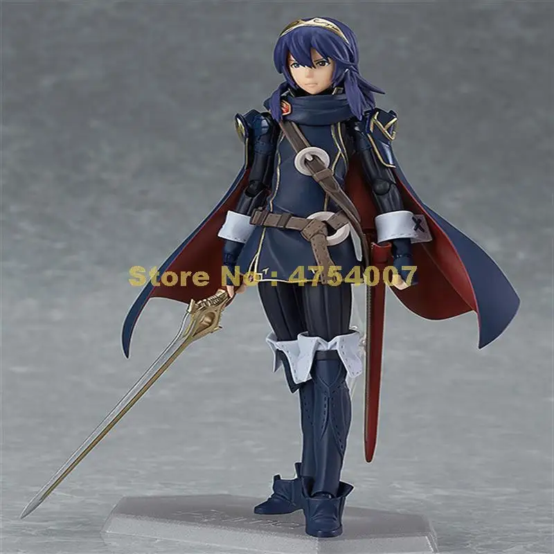 Аниме огненная эмблема Пробуждение luqina figma 245# ПВХ подвижная фигурка Коллекционная модель кукла Фигурка 14 см игрушка