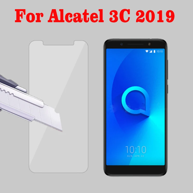 2 шт закаленное стекло для Alcatel 3C 2019 Высококачественная защитная пленка