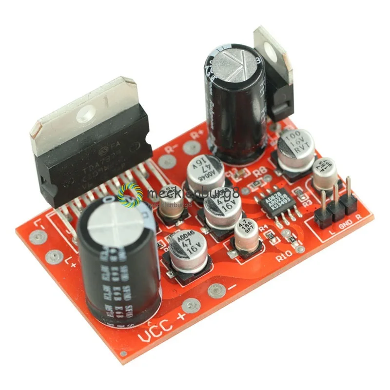 DC 12V TDA7379 38W + * 2 стерео усилитель плата с AD828 Preamp Super Than NE5532 модуль | Электроника