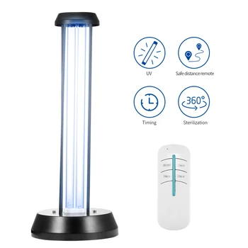

Ultraviolet Disinfection Lamp Household Germicidal Lamp with Ozone Timing Remote Control For Home Office School