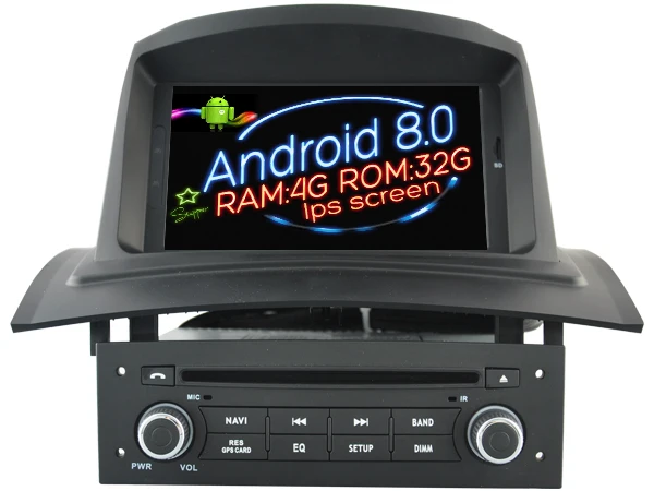 Ips экран Android 8 0 автомобильный Dvd Navi плеер для RENAULT MEGANE II 2005-2009/Fluence 2002-2008 gps авто
