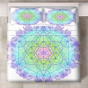 

Magic Mandala Bohemia Flower 3Pcs/Set Cartoon Bedding Set Sheet Children Room Bed Sheet Pillow case Bedding Set