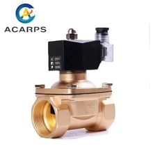 1-1/4 дюйма 2/2 нормально закрытый корпус из латуни-ходовые непосредственные действующие газовый электромагнитный клапан ac24v 0-10bar