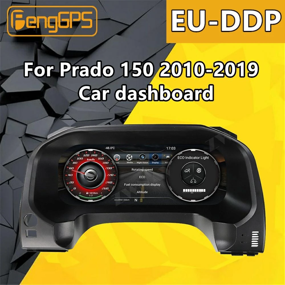 Linux For Prado 150 Toyota Land Cruiser Dashboard Multimedia Player