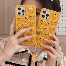 Cute Case For iPhone 13 12 11 Pro Max X XS XR SE 6 7 8 Plus Soft Silicone Shockproof Cartoon Back bumper Cover Capa Coque Funda