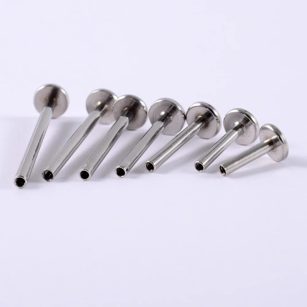 Steel Titanium Lip Bar Parts Screw Thread Labret Post Barbells Lip Piercing Earring Stud Body Jewelry 10PCS piercing jewelry,body piercing jewelry,body jewelry,ear piercing jewelry,body piercing earrings,metal jewelry