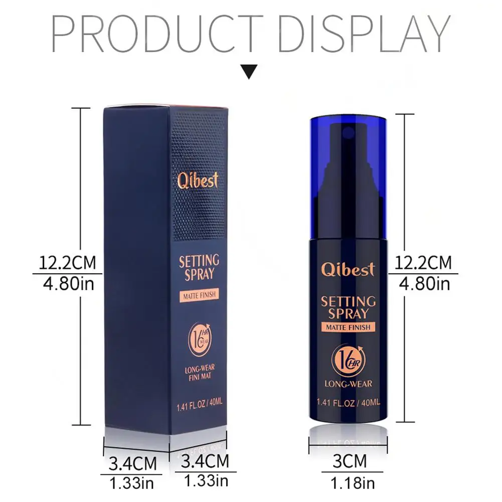 Hot Setting Spray 50ML Matte Finish Bottle Setting Spray Oil-control Natural Long Lasting Make Up Fix Foundation Spray