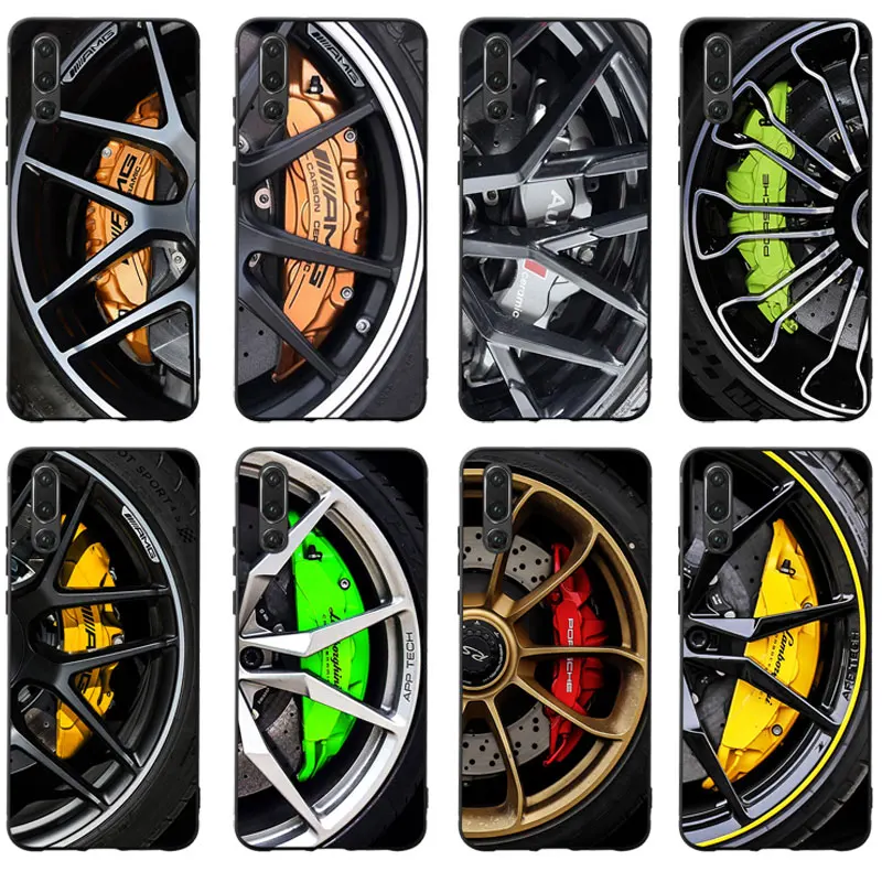 Motorsport Amge Tire Car Phone Case Cover For Huawei P Smart P10 P20 P30 Lite 2019 Honor 7X 8X 9X Mate 10 20X 30 lite pro | Мобильные