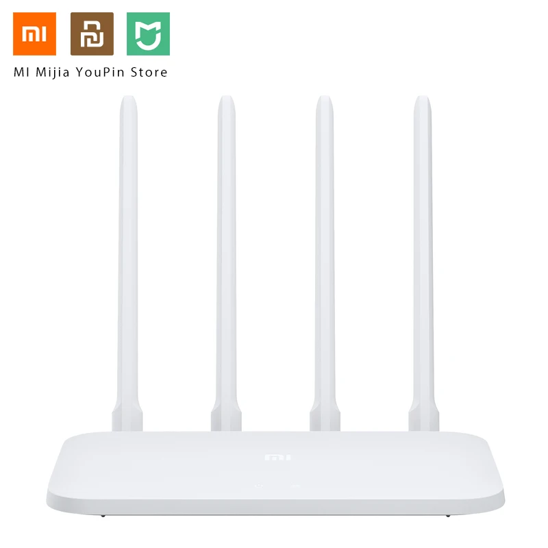 Xiaomi Mi Wi-Fi роутер 4C 64 ram 802,11 b/g/n 2,4G 300 Мбит/с беспроводные роутеры повторитель 4 антенны Смарт-приложение контроль