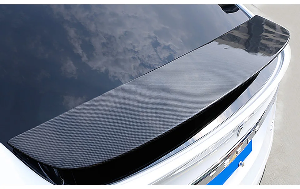 Для модели tesla модель x аксессуары карбоновый спойлер tesla X спойлер tesla автомобильные аксессуары