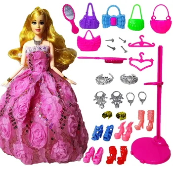 

New Fashion Doll Party Wedding Dress BJD Dolls New Style Moveable Joint Body Plastic Classic Toys Best Gift for Girls Friends