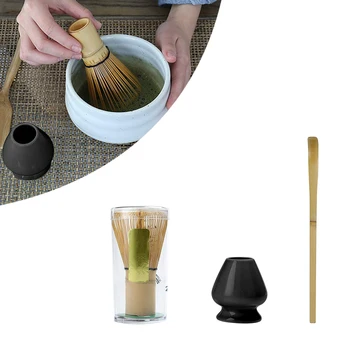 

Matcha Tea Sets Japanese Ceremony Matcha Suit Bamboo Whisk Matcha Green Tea Powder Brushes Tea Tools Holder Accessories