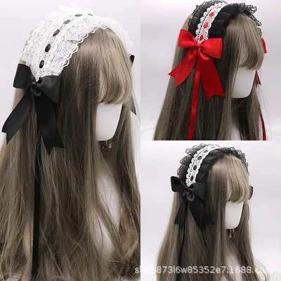 

New Japanese Style Lolita Cute Mother Lace Hair Accessories Lolita Hair Band Lolita headbands hair accessories for women