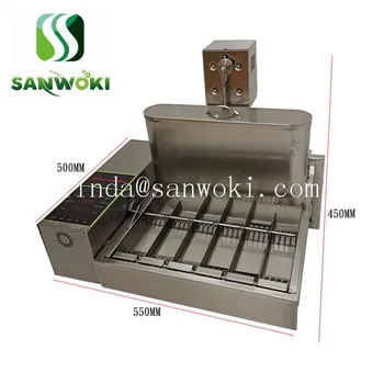 

Electric 6 rows circle bread fryer machine donut frying machine digital mini donut machine automatic doughnut making machine