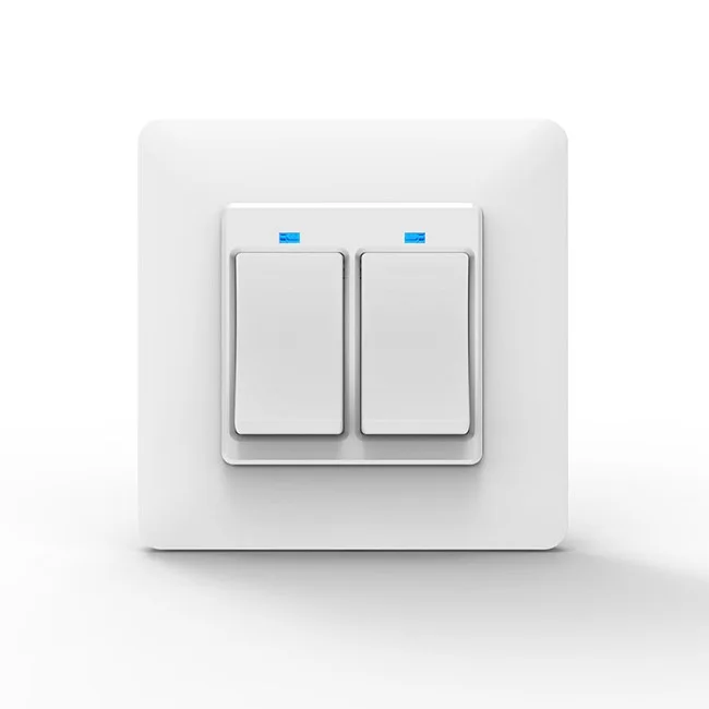 EU version(2 way) ЕС Стандартный Tuya Магнитная кнопка Wi-Fi 3-сторонний выход светильник переключатель включения/off ЖК-экраном таймером и Управление работает с Google помощь Amazon alexa - Цвет: EU version(2 way)