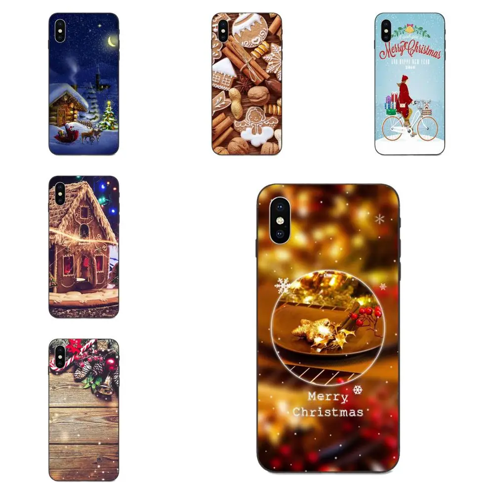 

For Galaxy C5 C7 J1 J2 J3 J330 J5 J6 J7 J730 M20 M30 Ace Core Max Mini Plus Prime Pro Diy Phone Case Happy New Year Christmas
