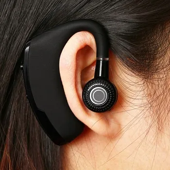

V9 Wireless Bluetooth Earphones CSR 4.1 Business Stereo Earphones with Mic Calling Voice Control with 2 Devices Can Be Matched