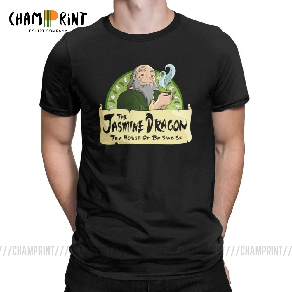 Men T-Shirts The Jasmine Dragon Tea House Funny 100% Cotton Tees Short Sleeve Avatar The Last Airbender T Shirt Clothes Men T-Shirts The Jasmine Dragon Tea House Funny 100% Cotton Tees Short Sleeve Avatar The Last Airbender T Shirt Clothes