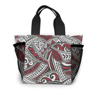 

Unisex Reusable Shopper Bags Handbags Polynesia Print Grocery Reusable Eco Convenient Shopping Women Totes Shoulder Bags