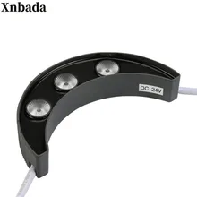 Светодиодный светильник для улицы из гофрированного материала, светильник для 3W Луны, беседка с полумесячной плиткой, лампа для проекции поверхности, желтый светильник, светильник для плитки, 24 В