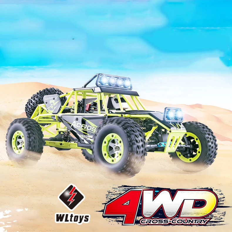 Оригинальные игрушки Wltoys 12428 RC скалолазание игрушки 1/12 Масштаб 2,4 г 4WD автомобиль с дистанционным управлением 50 км/ч высокая скорость RC автомобиль внедорожник подарок