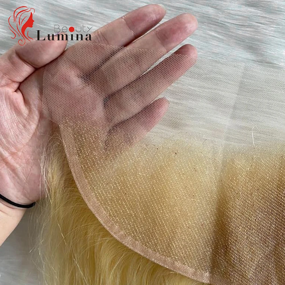 613 Lace Frontal With Baby Hair Hand Tied 4x4 Lace Closure Remy Hair Extension Brazilian Straight 613 Closure Frontal human hair extensions human hair closure human hair lace product human hair frontal