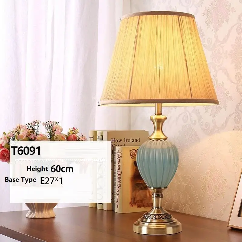 Bed Lampada Wedding Mariage Tischlampe Lampade Da Tavolo Deco El Dormitorio Lampara De Mesa Abajur Para Quarto Bedside Lamp