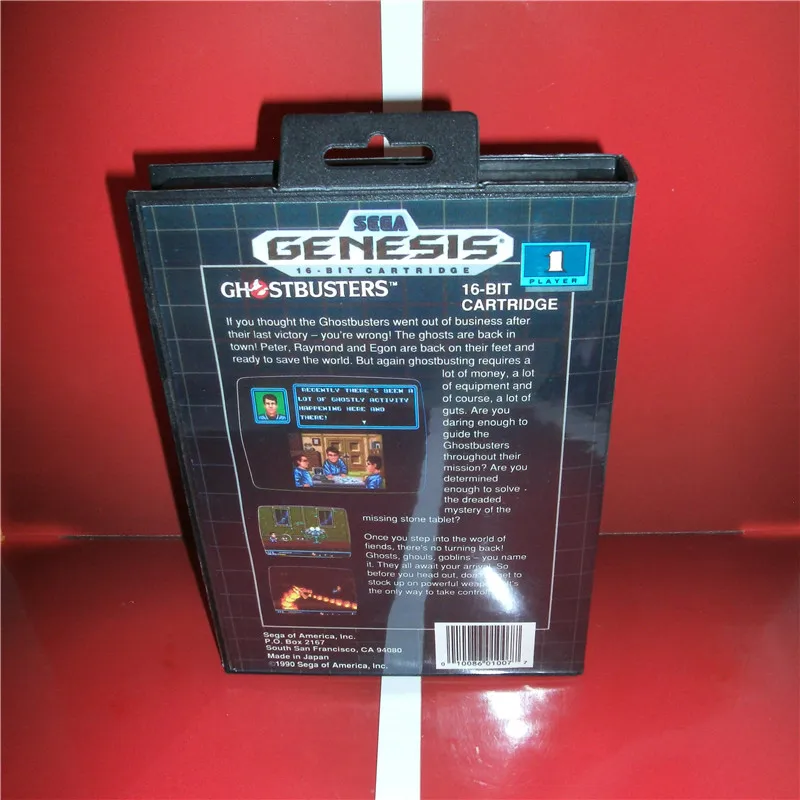 Chost Busters США чехол с коробкой и руководством для sega Megadrive Genesis Видео игровой консоли 16 бит MD карты