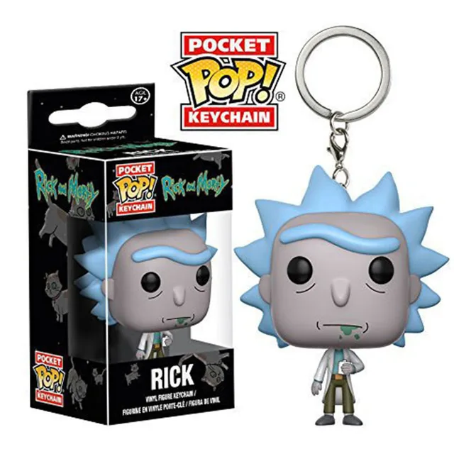 Pickle Rick Keychain