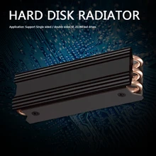 

M.2 SSD Heatsink M2 NVME 2280 Solid State Drive Cooler NGFF SSD Radiator 3 Solid Copper Tubes Cooling Pad for Desktop PC Cooler