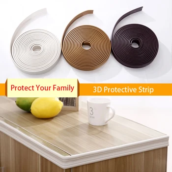 

Wall Stickers Self-adhesive Protective Strip Wall Background Decor Skirting Waist Line Furniture Corner Anti-Collision for Kids