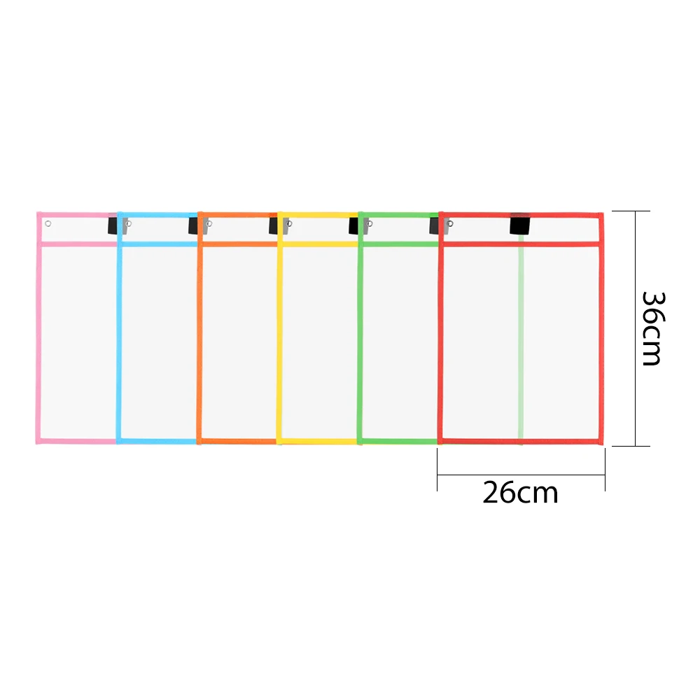 1 шт многоразовые сухие стираемые карманы прозрачные доски для рисования для записей и протирания сухая кисть сумка карман для файлов для обучения детей пастели
