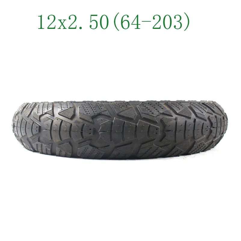 outer tyre 12x2,50(64-203) пневматическое колесо шины высокого качества 12 дюймов, электровелосипед внутренние и внешние шины 12*2,50 шины - Цвет: outer tyre