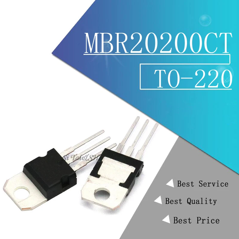10pcs/lot MBR20200CT TO220 MBR20200 TO 220 20200CT|Integrated Circuits ...