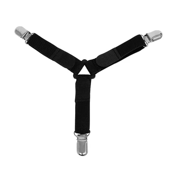 

2/4pcs Bed Suspender Straps Mattress Fastener Holder Triangular Grippers Sheet Clips ZJ55