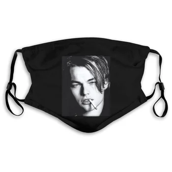 

Leonardo Dicaprio Idol Hollywood Actor Titanic Men Woman Black M L Men Mouth Mask Women's kid PM2.5