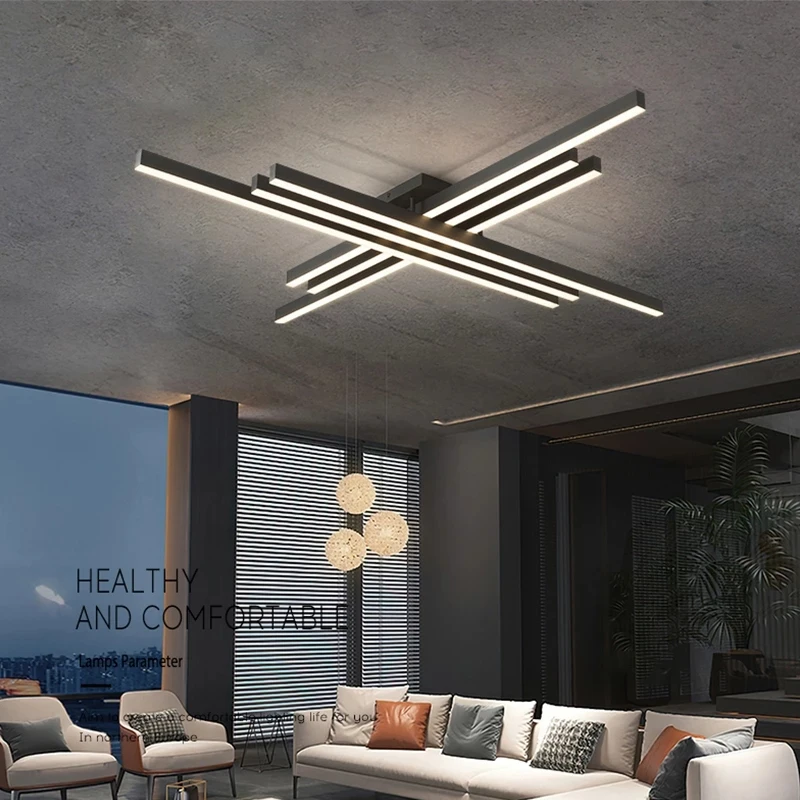 Plafonnier LED au Design Nordique Moderne et Simple, Luminaire Décoratif de Plafond, Idéal pour un Salon, une Chambre à Coucher, une Cuisine ou une Chambre d'Enfant