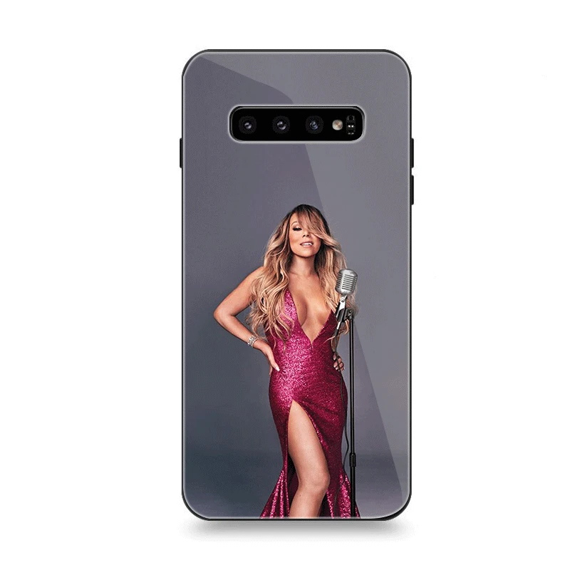 Мобильный чехол для телефона Стекло для samsung A10 A20 A30 A40 A50 A60 A70 S7 край S8 Plus Note 8 9 S10 крышка Мэрайя Кэри - Цвет: G10