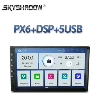 

DSP PX6 IPS Android 10 4GB RAM+64GB Car DVD multimedia player 2 Din for Nissan Universal RDS Radio GPS Map Bluetooth 4.2 Wifi