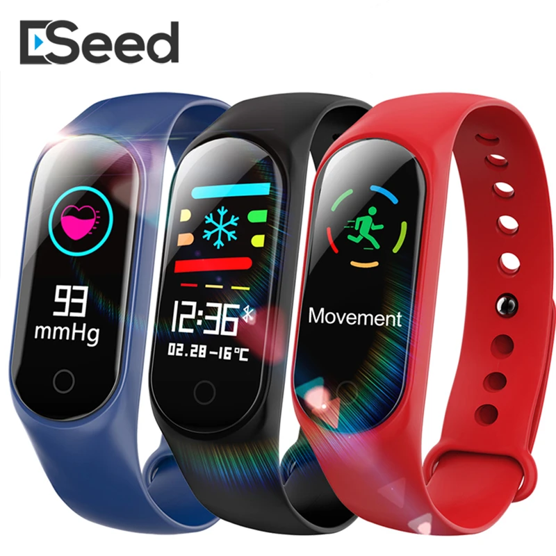 

ESEED W3 Smart Tracker IP67 waterproof Heart Rate Monitor Blood Pressure Smart band android smart watch PK xiao mi band 4 honor