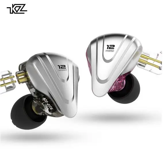 KZ ZSX Терминатор металлическая гарнитура 5BA+ 1DD Гибридный HIFI бас наушники капельки шумоподавление в ухо наушники