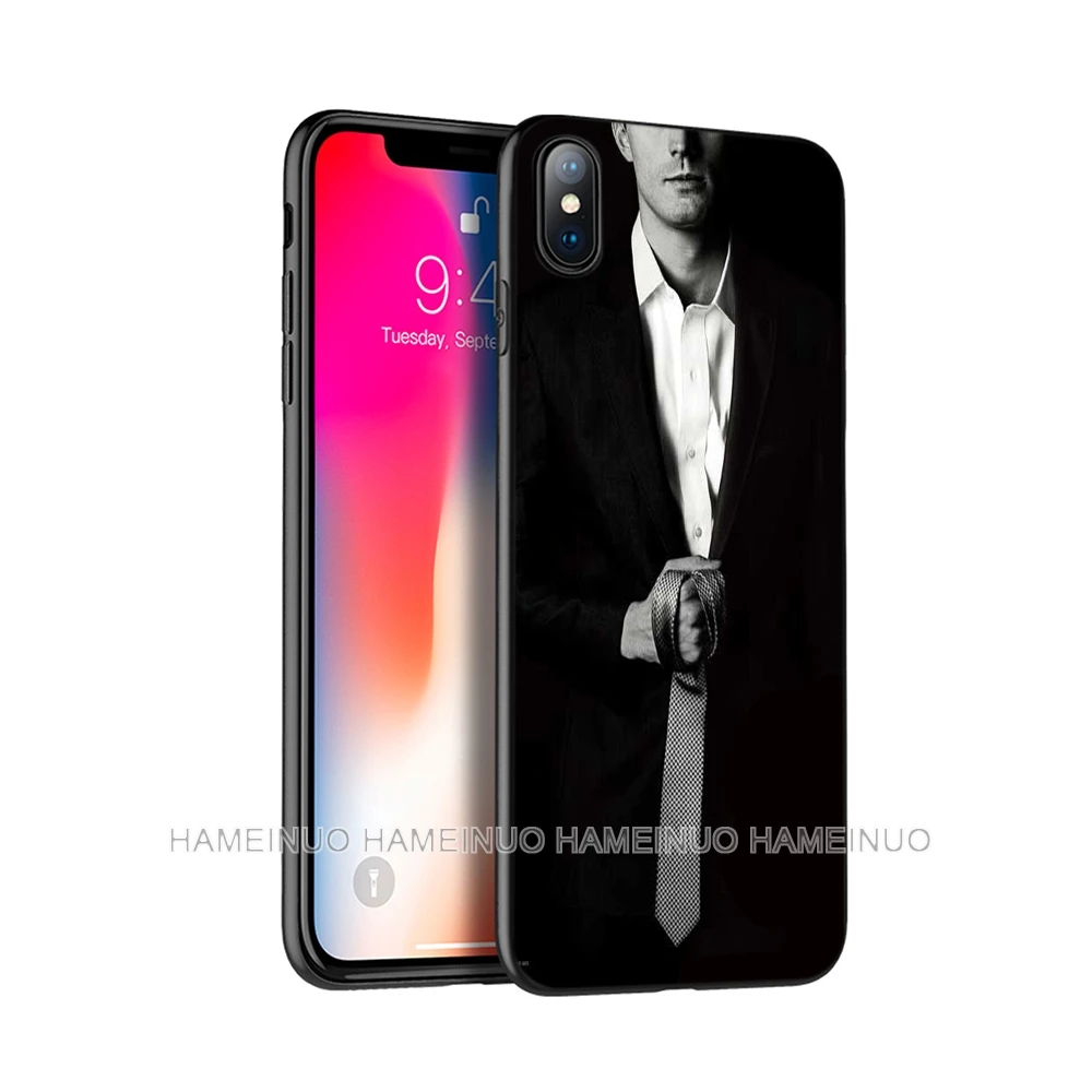 Черный чехол из ТПУ для iphone 5 5s SE 2020 6 6s 7 8 plus X 10 XR XS 11 pro MAX силиконовый 50 оттенков