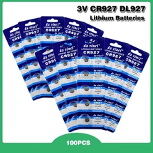 Cr927 100 unidades/pacote botão baterias br927 ecr927 5011lc pilha moeda bateria de lítio 3 v cr 927 dl927 para assistir brinquedo eletrônico remoto
