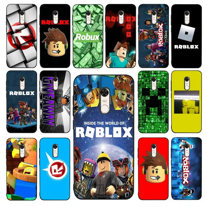 Чехол для телефона YNDFCNB game Robloxes футляр для RedMi 4X 5 plus 5 6 7 8 9 A 6pro Go K20|Бамперы| | АлиЭкспресс