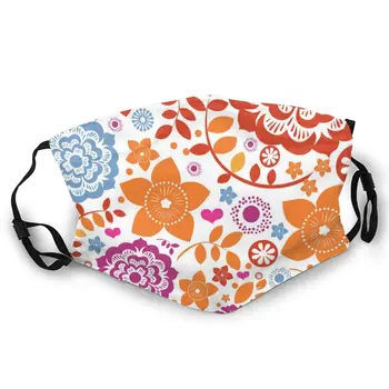 

Flower Paradise Double-sided printed dustproof and windproof mask, can be cleaned and reused, suitable for outdoor sports