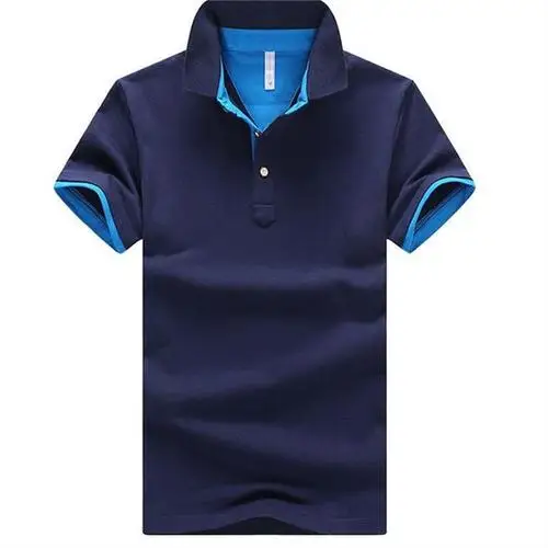 OLOEY Новые мужские топы летние новые футболки Slim Fit модная одежда короткий рукав Стенд воротник футболки мужские однотонные рубашки - Цвет: F82-G47-A31
