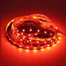  DC12V LED Lights 2835 RGB LED Tape 60Leds RGB Strip Light Rope Flexible LED Ribbon Waterproof Diode Tape TV Backlight Bedroom 5M 