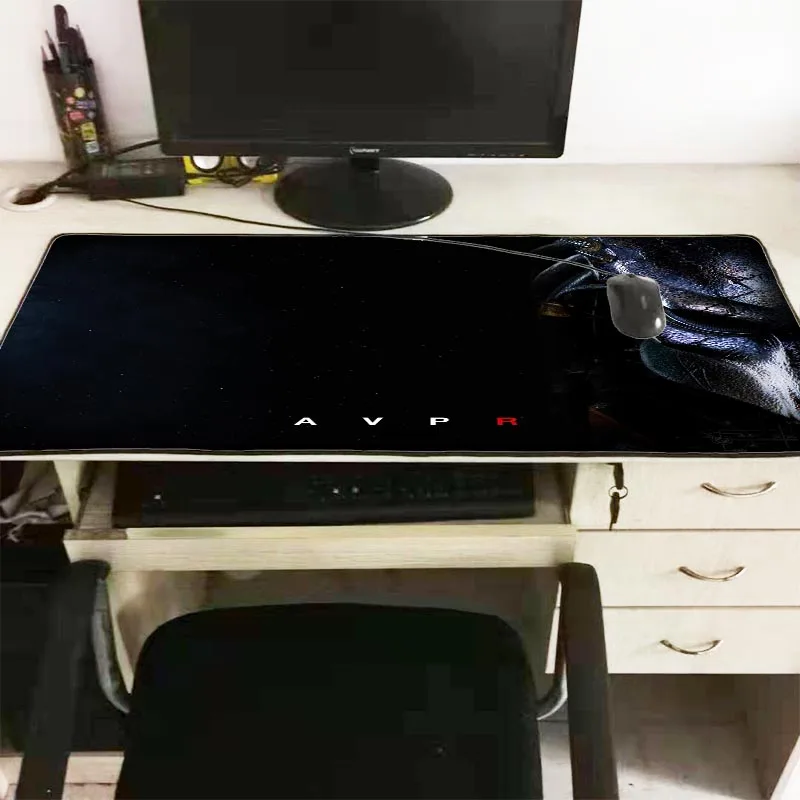 90X40 см Хищник натуральный каучук геймер мышь коврик аниме мультфильм Принт Большой замок край игры игровой коврик для мыши muismat