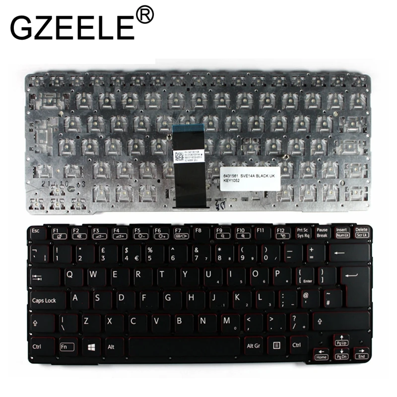Laptop Accessories Uk Layout Keyboard For Sony Vaio Sve14a Sve14a1v1eb