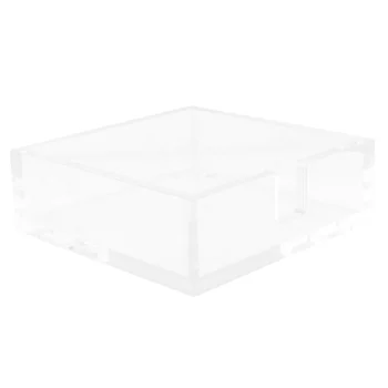 

1Pc Clear Napkin Holder Napkin Holder Cocktail Napkin Box Acrylic Box Napkin Organizer for Bar Hotel Restaurant